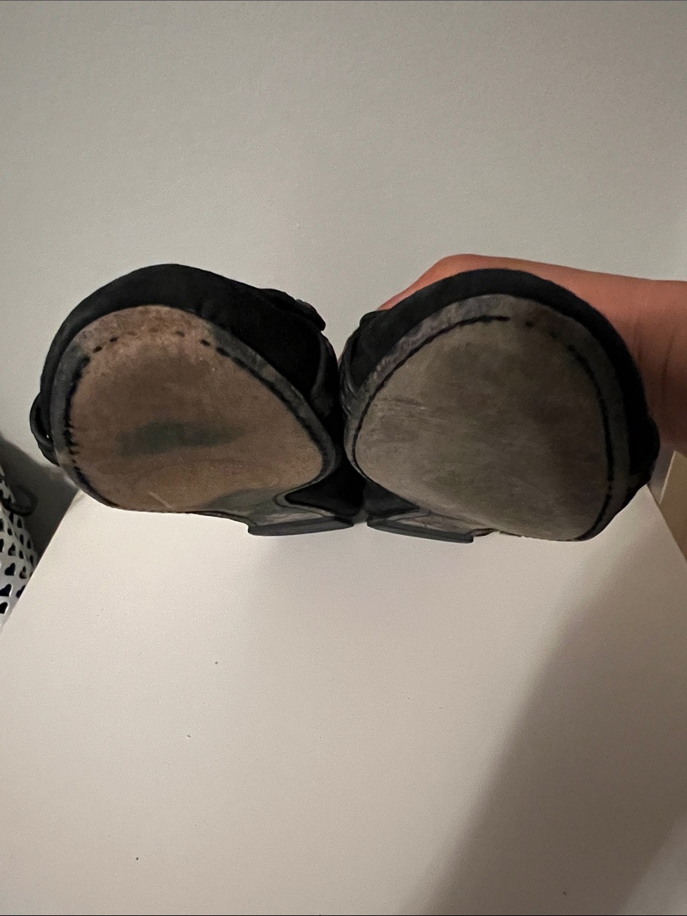 Tory Burch Black Suede Round-Toe Ballet Flats-Size 10 - Picture 6 of 8